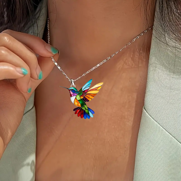 | Elegancka naszyjnik koliber