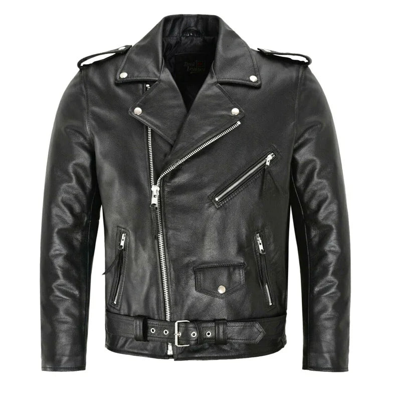 | Skórzana Kurtka Biker