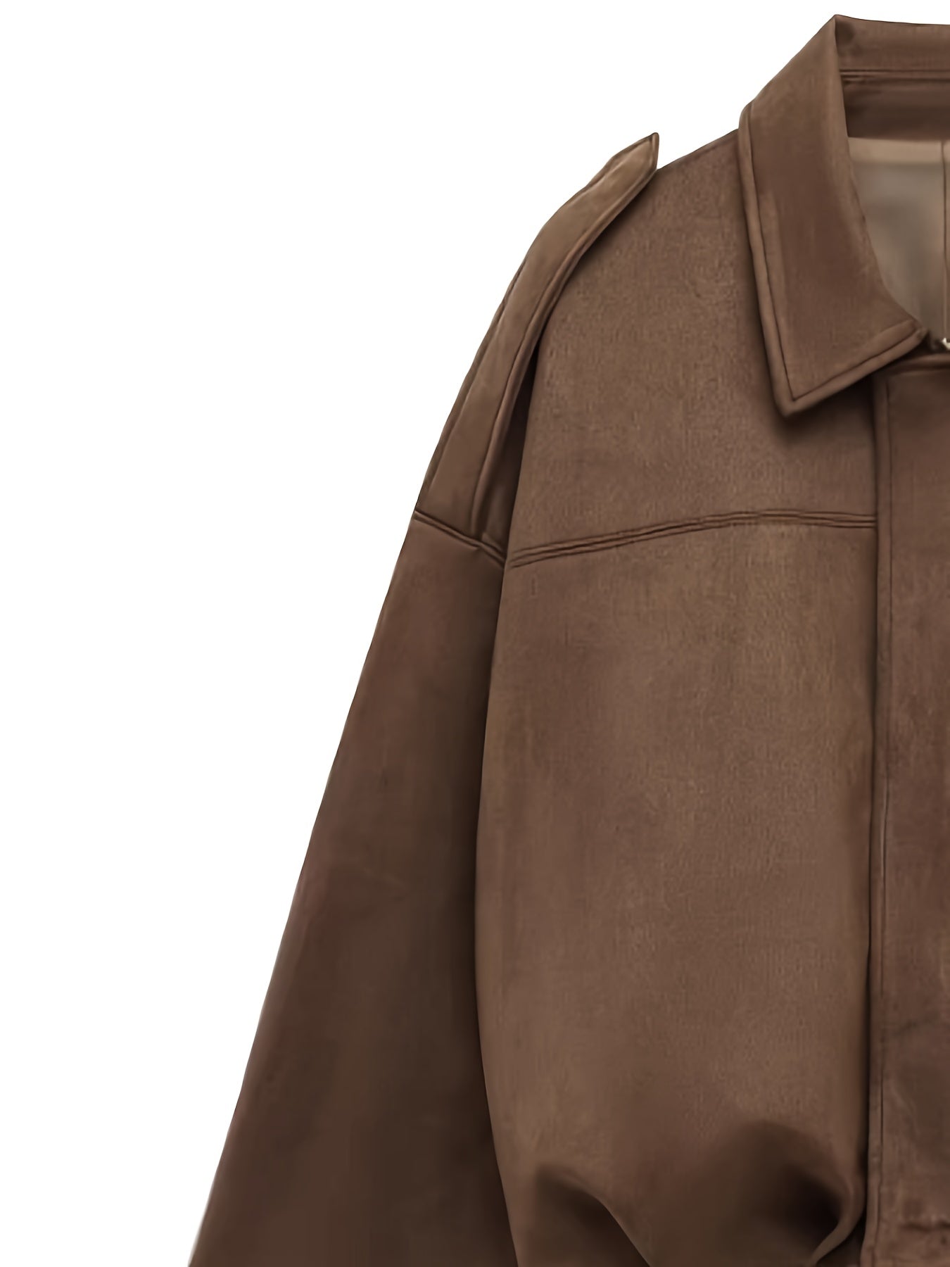 | Krótka kurtka zamszowa w stylu retro