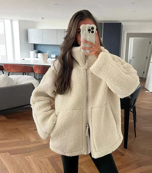 | Płaszcz Teddy Oversize