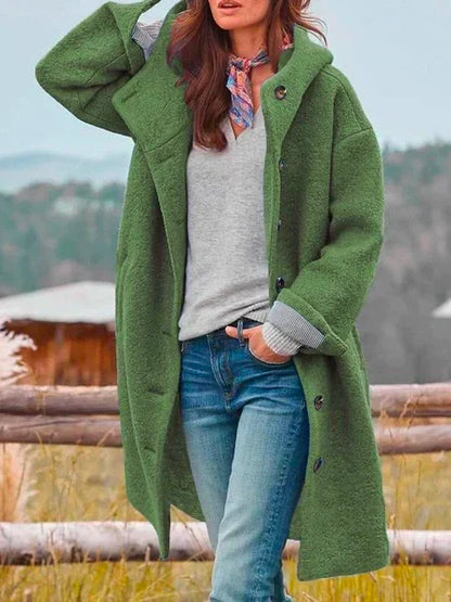 | Elegancka Wełniana Kurtka