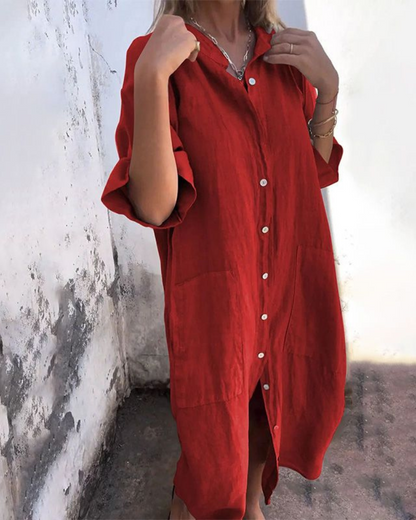 Teresa | Sukienka koszulowa Ibiza