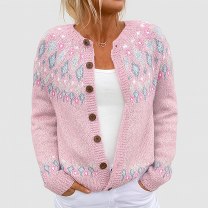 | Luźny Sweter z Wzorem