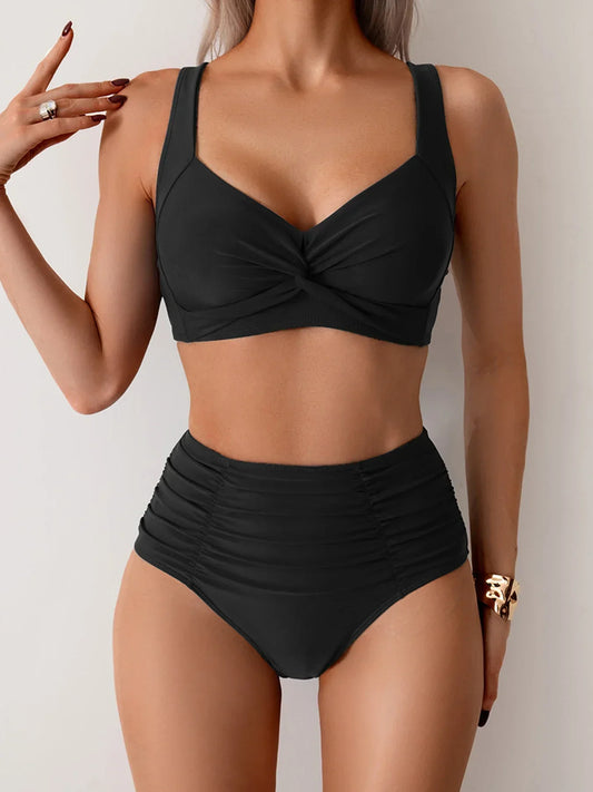 Fryderyka – Falbaniasty bikini bandeau