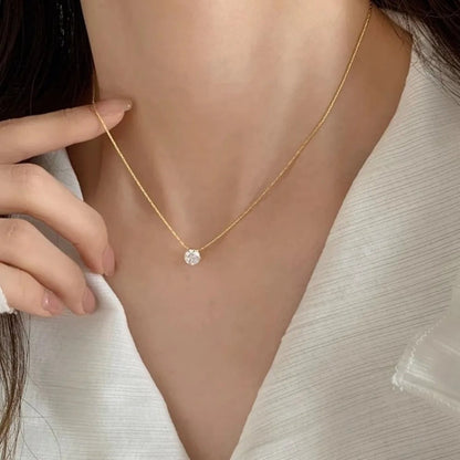 Naszyjnik Moissanite Cléa